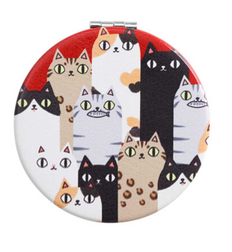 日本猫咪3兄弟圓鏡_02