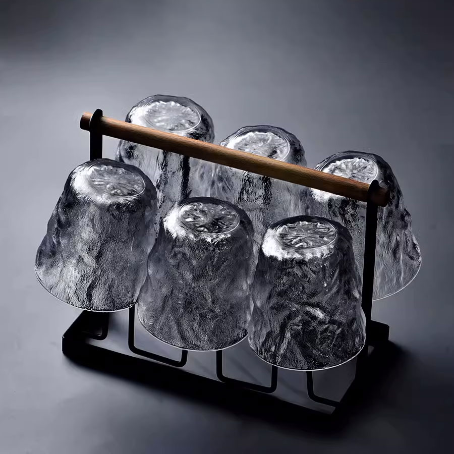 日式冰川玻璃杯 – 01
